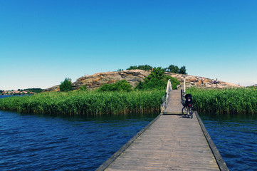 Wysepka Stakholmen w Karlskronie, Szwecja