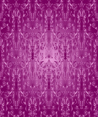 Vintage damask seamless background. Floral motif pattern.