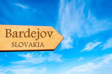 Destination BARDEJOV, SLOVAKIA