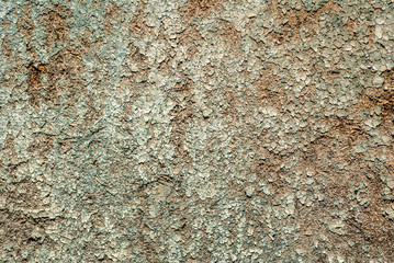 chipped paint on an old wooden wall texture background
