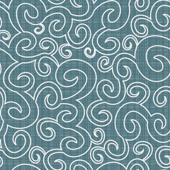 Pattern with curls