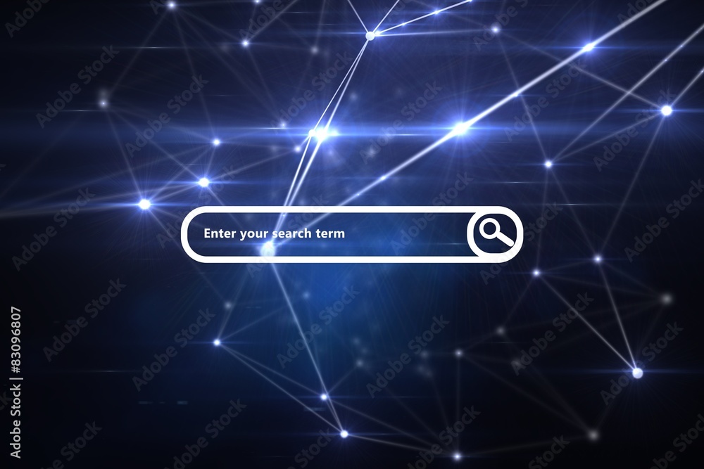 Aufkleber composite image of search engine