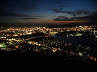 Night scene from Mt. Yashima