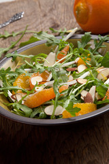Arugula Salad with Mandarin Vinaigrette