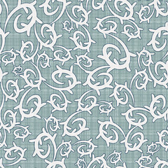 Pattern with curls