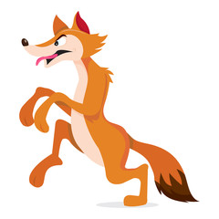 Cartoon Sly Fox