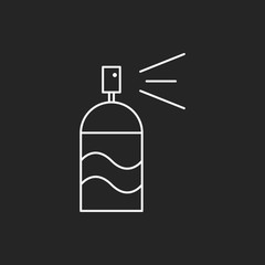 Spray painting line icon