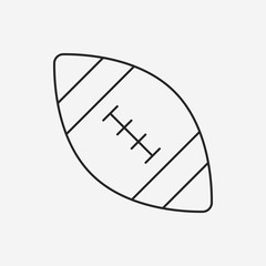 american football line icon
