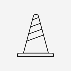 Roadblocks line icon