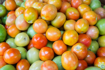 Fresh tomato for sale at market,Thailand