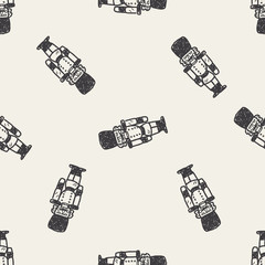 toy soldier doodle seamless pattern background