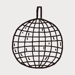 disco ball doodle