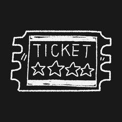ticket doodle