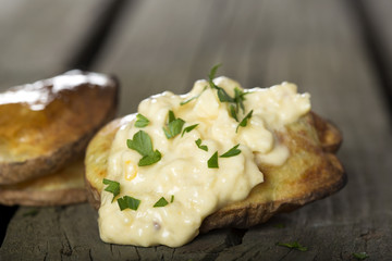 Baked potatoes