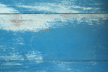 Vintage blue old wood background