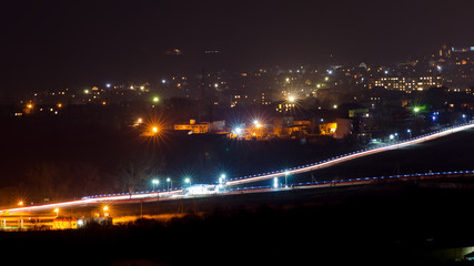 Fototapeta na wymiar night panorama