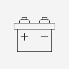 battery line icon