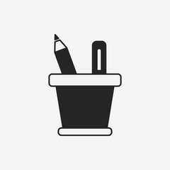 pencil and ruler icon