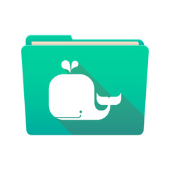 Folder icon with a whale