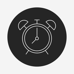 clock line icon