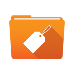 Folder icon with a product label