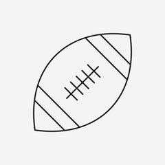 american football line icon