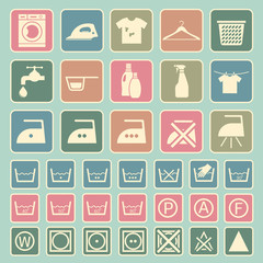 laundry and washing icon
