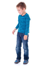 Fototapeta premium Crying little boy