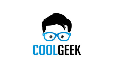 Cool Geek Logo - obrazy, fototapety, plakaty