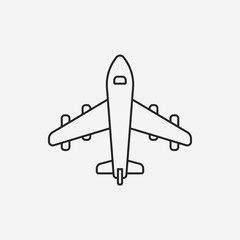 airplane line icon