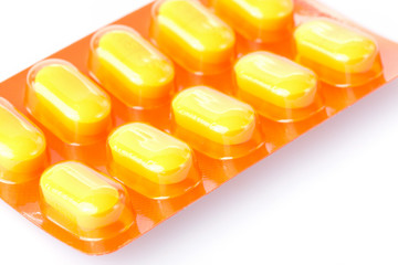 orange pills of medical