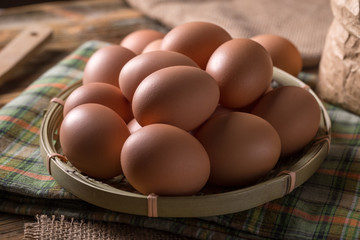Brown eggs