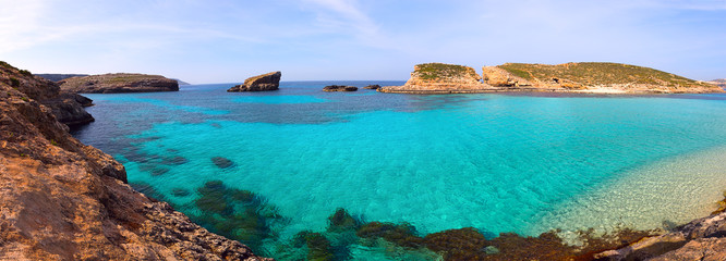 blue lagoon Comino island Malta Gozo