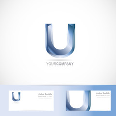 Letter U logo