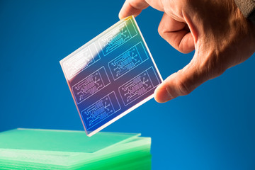 A lab on chip is device integrates several laboratory processes