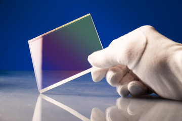 Bulletproof super hard glass based on structured nanocrystals