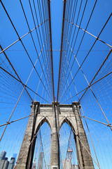 Naklejka premium New York City / Brooklyn bridge