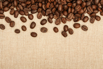 Coffee bean background