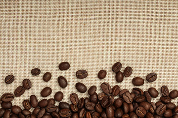 Coffee bean background