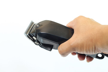 hair clipper isolated on white background