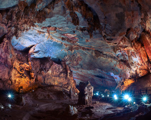 Cave with illumination