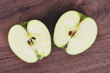 Cut apple