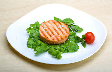 Salmon burger cutlet