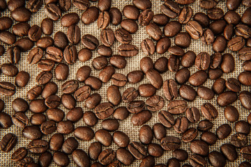 Coffee bean background