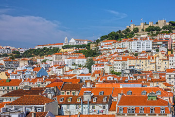 Fototapeta na wymiar Lisbon old city view, Portugal