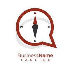 compass vector logo icon