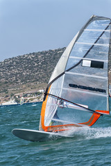 Windsurfing in Alacati, Cesme, Turkey