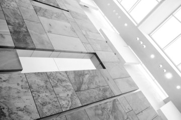 Abstract interior design background, architecture concept
