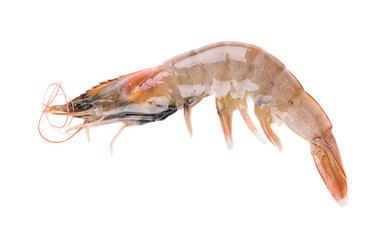 Raw shrimp.