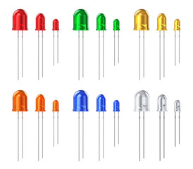 Set of color LEDs